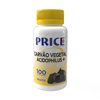 Price Charcoal + Acidophilus 100 Tablets