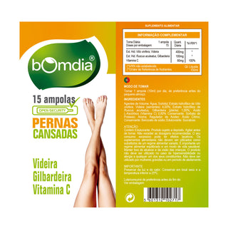 Bomdia Pernas Cansadas 15 Ampolas Fharmonat