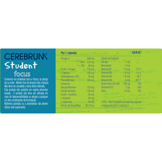 Cerebrum Student Focus Cápsulas