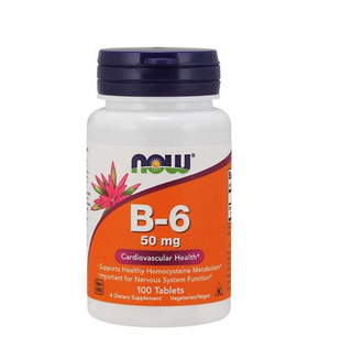 Vitamina B6 50Mg 100Comp NOW