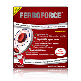 Ferroforce 30 Comps Mastigáveis