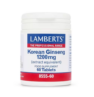 Ginseng Coreano 1200 Mg 60 Caps Lamberts
