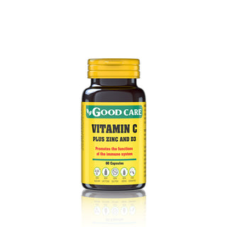 Vitamin C Plus Zinc Plus D3 (60Caps.) Good Care