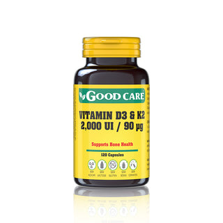 Vitamina D3 + K2 2000UI 90 MG GOOD CARE