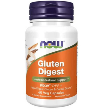 Gluten Digest 60 Vegcaps NOW