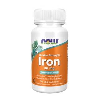 Iron 18 Mg Bisglycinate 90 Vegcaps NOW