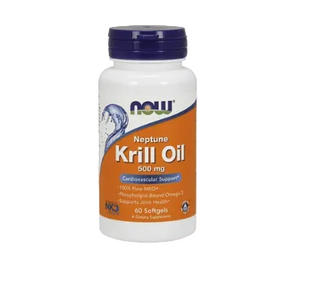 Krill Oil 500Mg 60 Softgels NOW