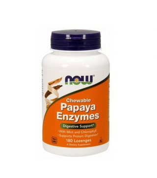 Papaya Enzyme 180 Comprimidos NOW