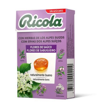 Ricola Rebuçados Sabugueiro Caixa 50 g