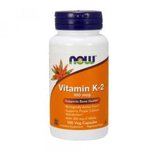 Vitamina K2 100Mcg 100 Veg Capsules NOW